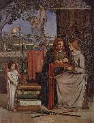 The Girlhood of Mary Virgin Dante Gabriel Rossetti